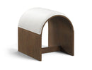Sable - Velvet Performance Fabric Upholstered Bench