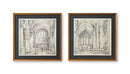 Downyard - Wall Art Set (Set of 2) - Black / Beige