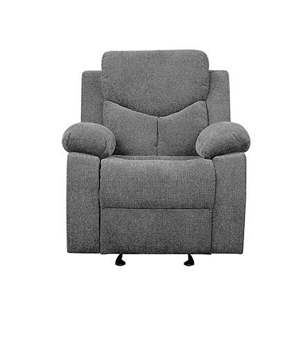 Kalen - Glider Recliner - Gray Chenille