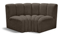 Arc - Boucle Fabric 2 Piece Modular Sofa