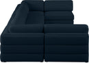 Beckham - 6 Piece Modular U-Shaped Armless Sectional