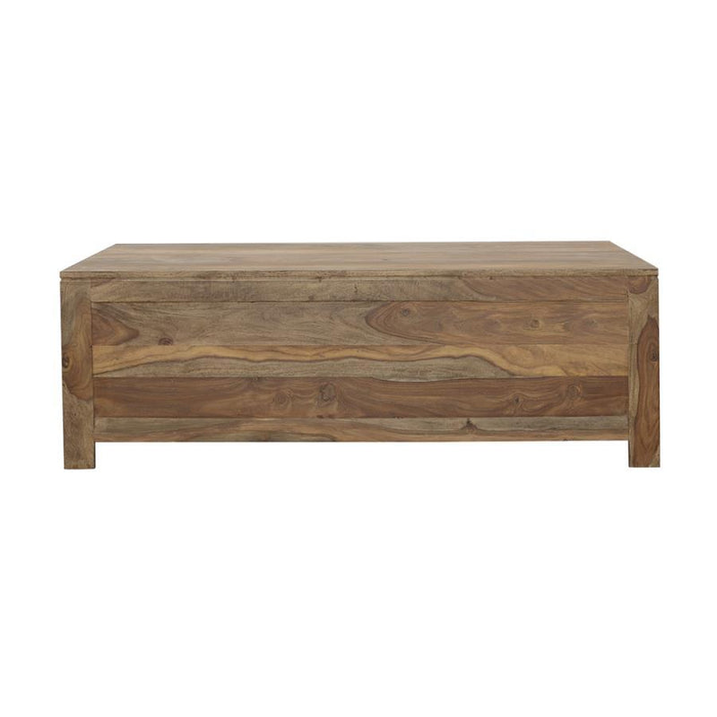 Esther - 6-Drawer Solid Wood Coffee Table - Natural