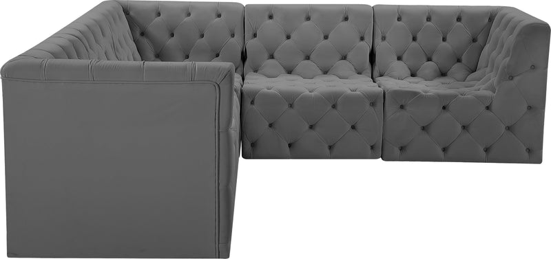 Tuft - Modular Sectional 5 Piece - Gray