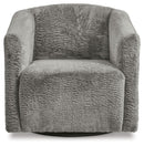 Bramner - Swivel Accent Chair - Charcoal