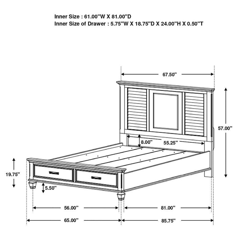 Franco - Storage Bedroom Set