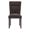 D8212 - 7 Piece Dining Room Set (Dining Table With 6 Dining Chairs) - Dark Brown