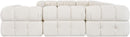 Orin - Velvet Performance Fabric Upholstered 9 Piece Sectional