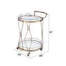 Zekera - Serving Cart - Champagne