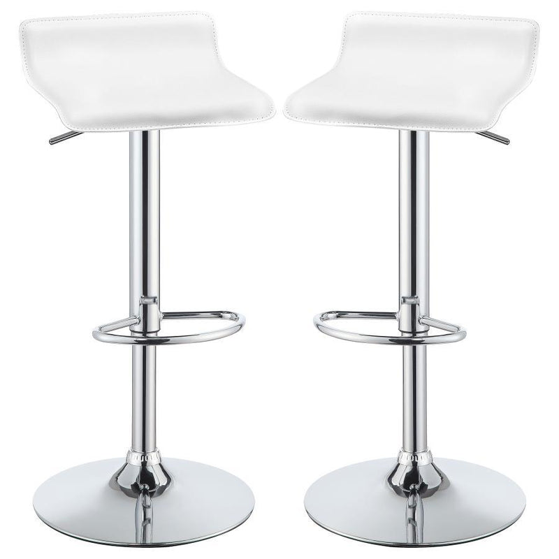 Bidwell - 29″ Upholstered Backless Adjustable Bar Stools (Set of 2)