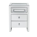 Dominic - Accent Table With LED - Mirrored