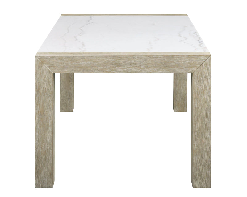 Dune - Genuine Marble Dining Table - White