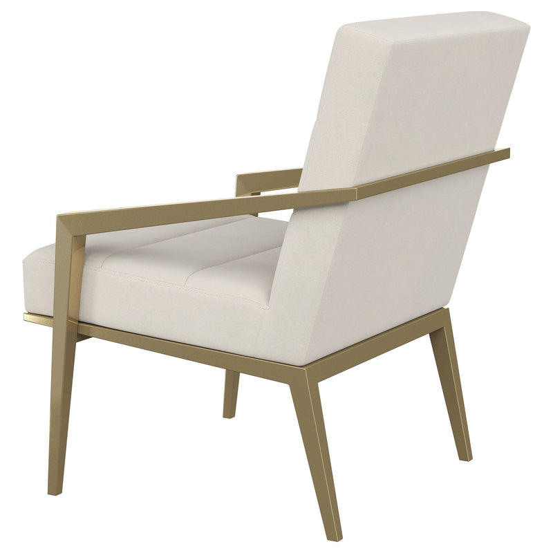Kirra - Upholstered Metal Arm Accent Chair
