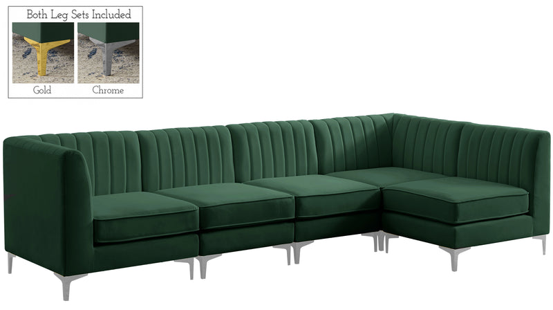 Alina - Modular Sectional - Green