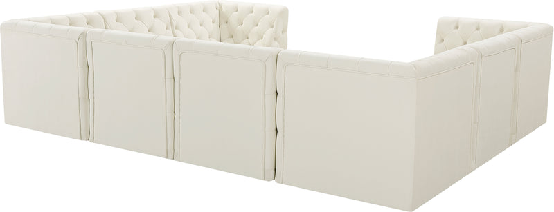 Tuft - Modular Sectional 8 Piece - Cream - Fabric