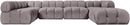Orin - 6 Piece Modular Sectional (3 Modular Chairs, 2 Corner Chairs & Ottoman)