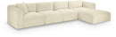 Shaggy - 4 Piece Modular Sectional