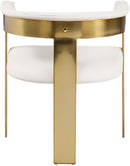 Romeo - Faux Leather Dining Chair With Gold Base (Set of 2)