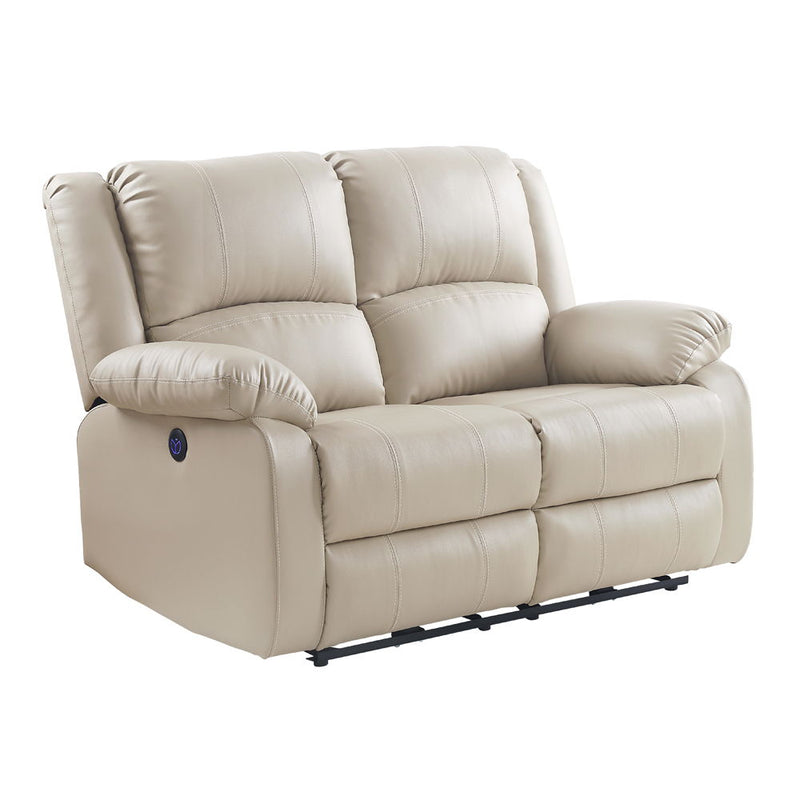 Zuriel - Power Motion Loveseat With USB - Beige