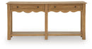 Whitmund - Console Sofa Table - Light Brown