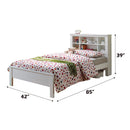 Yara - Twin Bed - White
