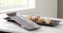 Garekton - Tray Set (Set of 2) - Pewter Finish