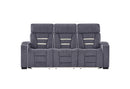 U1895 - P2 Reclining Sofa / Console Reclining Loveseat / Recliner - Dark Gray