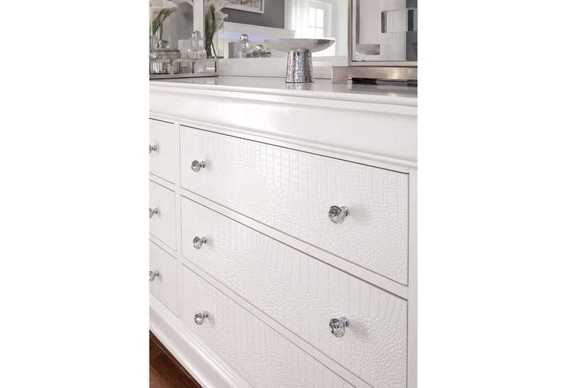 Pompei - Dresser - Metallic White