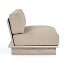 Livia - Outdoor Armless Chair - Taupe