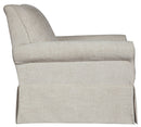 Searcy - Swivel Glider Accent Chair - Quartz