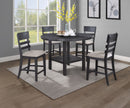 Guthrie - 5 Piece Counter Dining Room Set - Charcoal / Gray