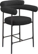 Blake - Counter Stool With Black Base (Set of 2)