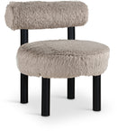 Ambre - Vegan Shearling Fabric Upholstered Accent Chair
