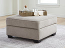 Claireah - Ottoman With Storage - Umber
