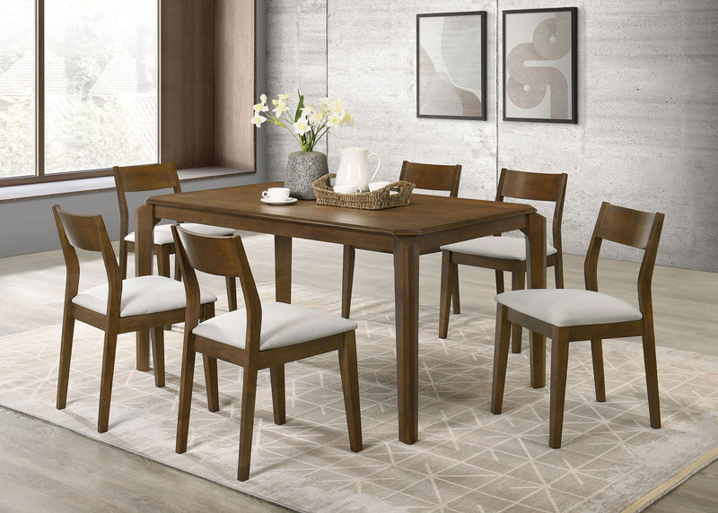 Almonte - Rectangular Wood Dining Table - Dark Brown