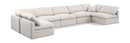 Indulge - Linen 7 Piece Modular U-Shaped Sectional