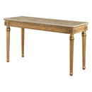 Daesha - Sofa Table - Marble Top & Antique Gold