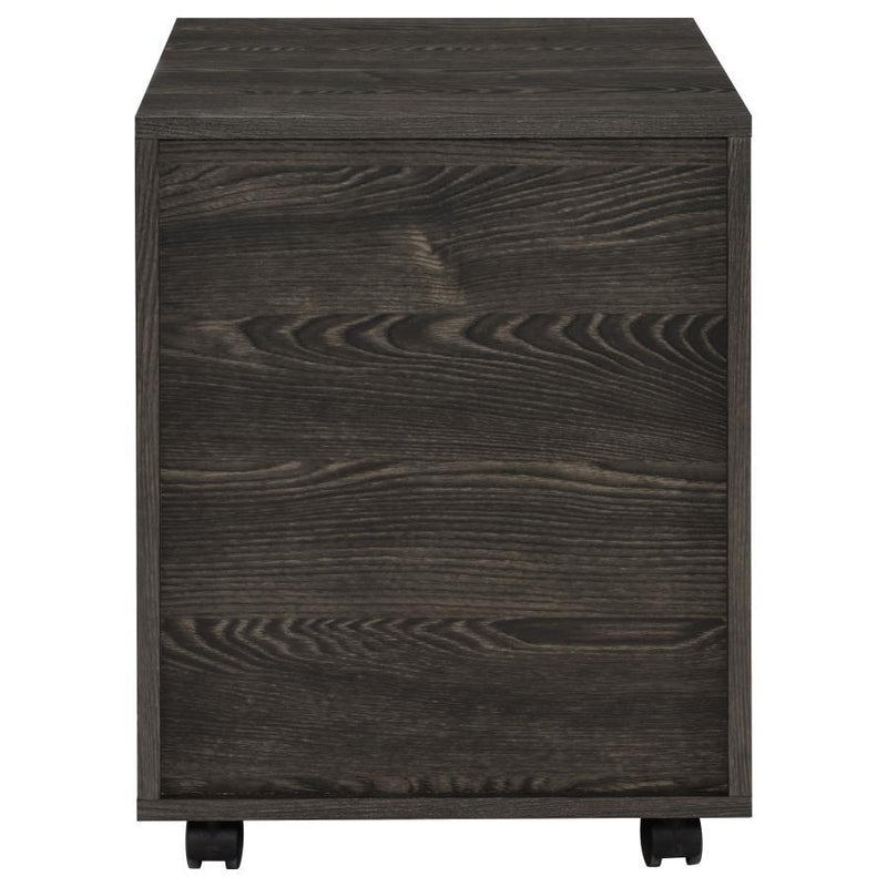 Noorvik - 2-Drawer Home Office Mobile File Cabinet - Dark Oak