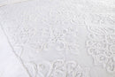 Reagan - Duvet King Collection - Ivory/White