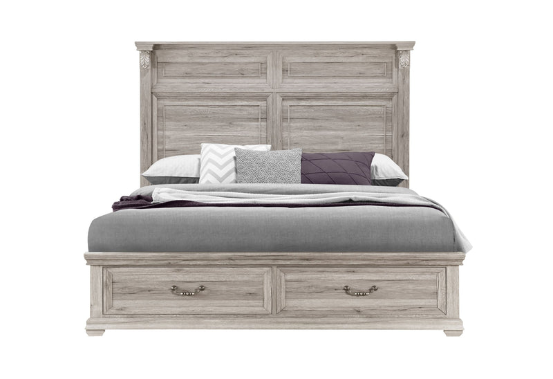 Tatum - Full Bed With Storage - Natural