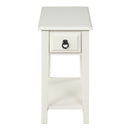 Jeana - Accent Table - White