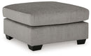 Lanelly - Oversized Accent Ottoman - Alloy