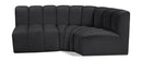 Arc - Faux Leather 3 Piece Sofa