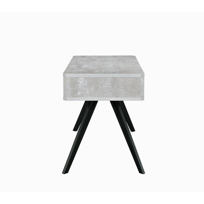 Magna - Desk - Faux Concrete & Black