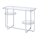 Hollo - Sofa Table - Glass & Chrome