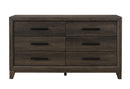 Harmony - 3 Piece Bedroom Set (King Bed, Dresser And Mirror) - Brown