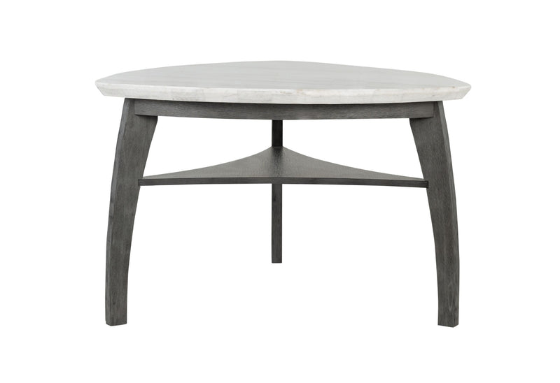 D8192 Triangle Bar Table And Four Bar Stools - Light Gray