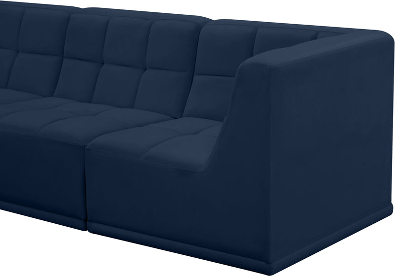 Relax - Modular Sectional 4 Piece - Navy