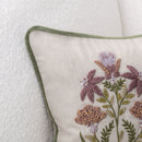Belcourt - 14" x 26" Pillow - Floral Multi / Olive Green