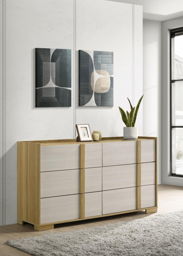 Hyland - 6 Drawers Dresser - Natural