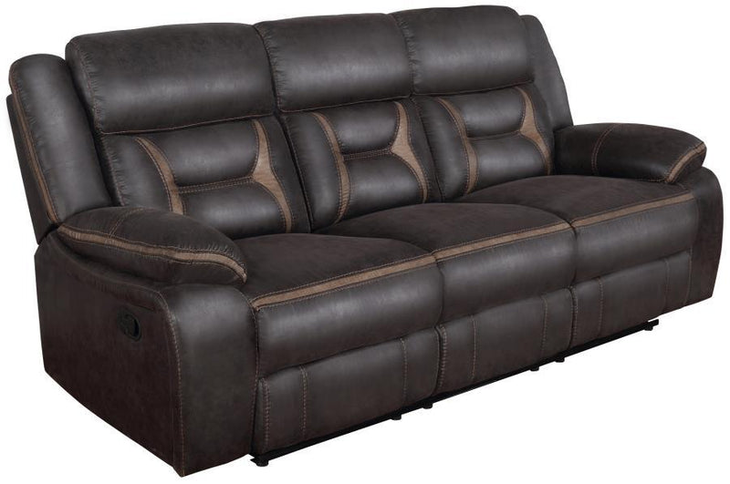 Greer - Upholstered Reclining Sofa Set